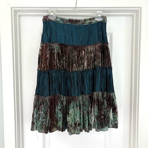 Vertigo Paris Velvet Fairy Grunge Midi Skirt Size 4 - Picture 1 of 5